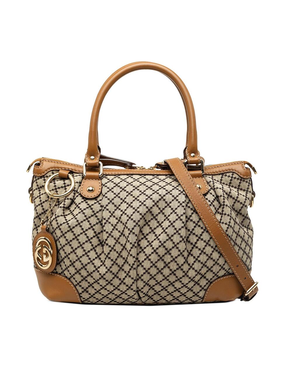 Gucci Diamante Canvas Sukey Satchel #361871G48B